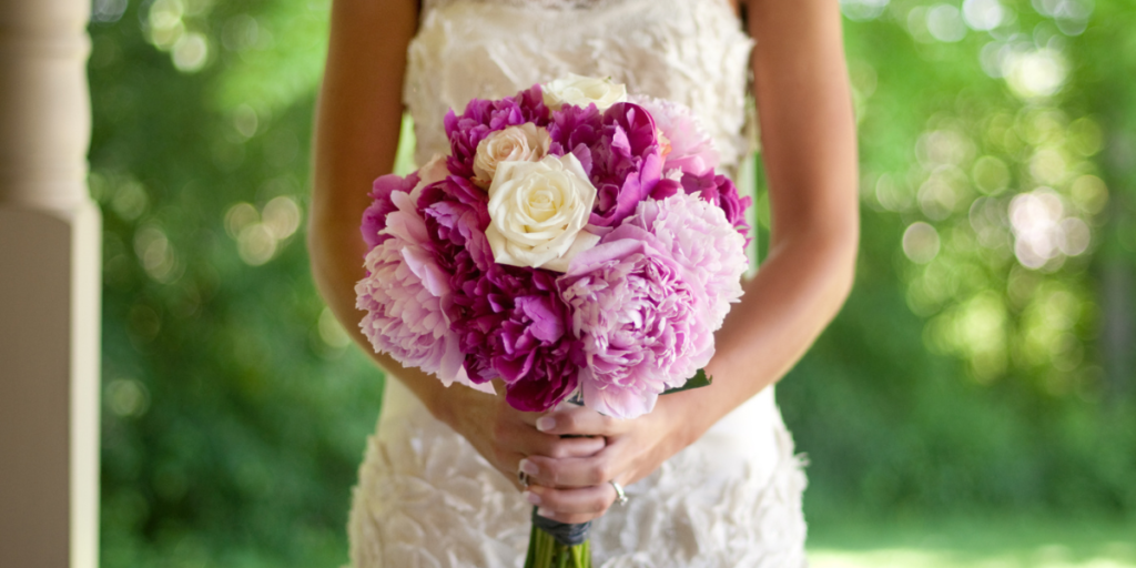color ideal para ramo de novia